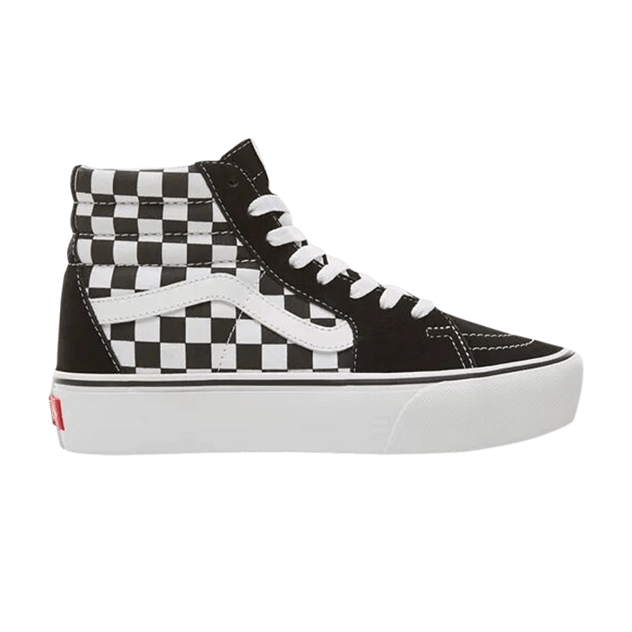 Фото № 1 с приближением к товару «‎Vans Sk8-Hi Platform 2.0 Checkerboard - Black White»
