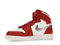 Фото № 2 с приближением к товару «‎Jordan 1 Retro High Silver Medal »
