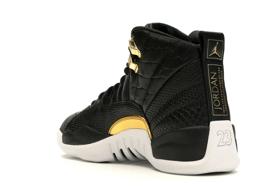 Фото № 6 с приближением к товару «‎Jordan 12 Retro Black Metallic Gold White »