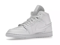 Фото № 6 с приближением к товару «‎Air Jordan Mid Triple White (2022) »