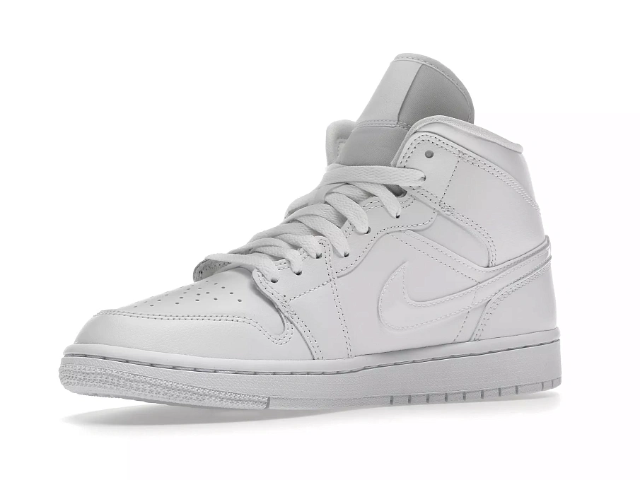 Фото № 6 с приближением к товару «‎Air Jordan Mid Triple White (2022) »