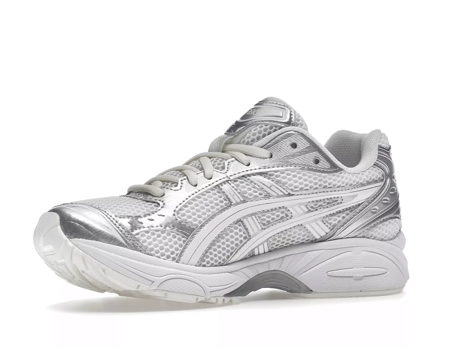 Фото № 4 с приближением к товару «‎ASICS Gel-Kayano 14 JJJJound Silver White»