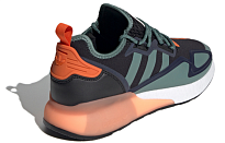 Фото № 4 с приближением к товару «‎adidas originals ZX 2K Boost BlackGreen»