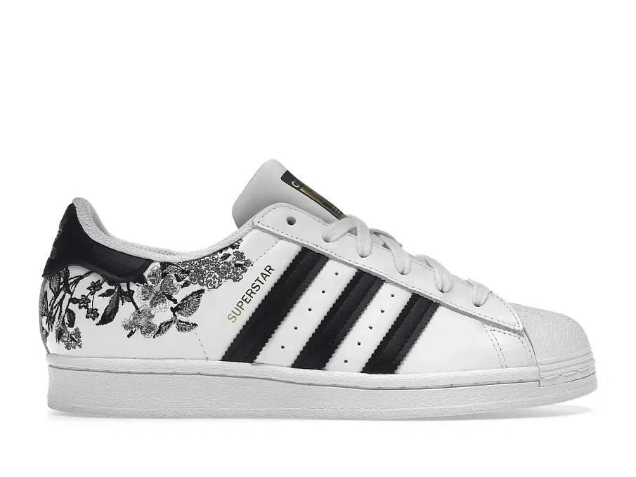 Фото № 1 с приближением к товару «‎adidas Superstar Black Floral »