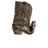 Фото № 1 с приближением к товару «‎Golden Goose Women's Low Wish Star Boot Black Ecru Silver»