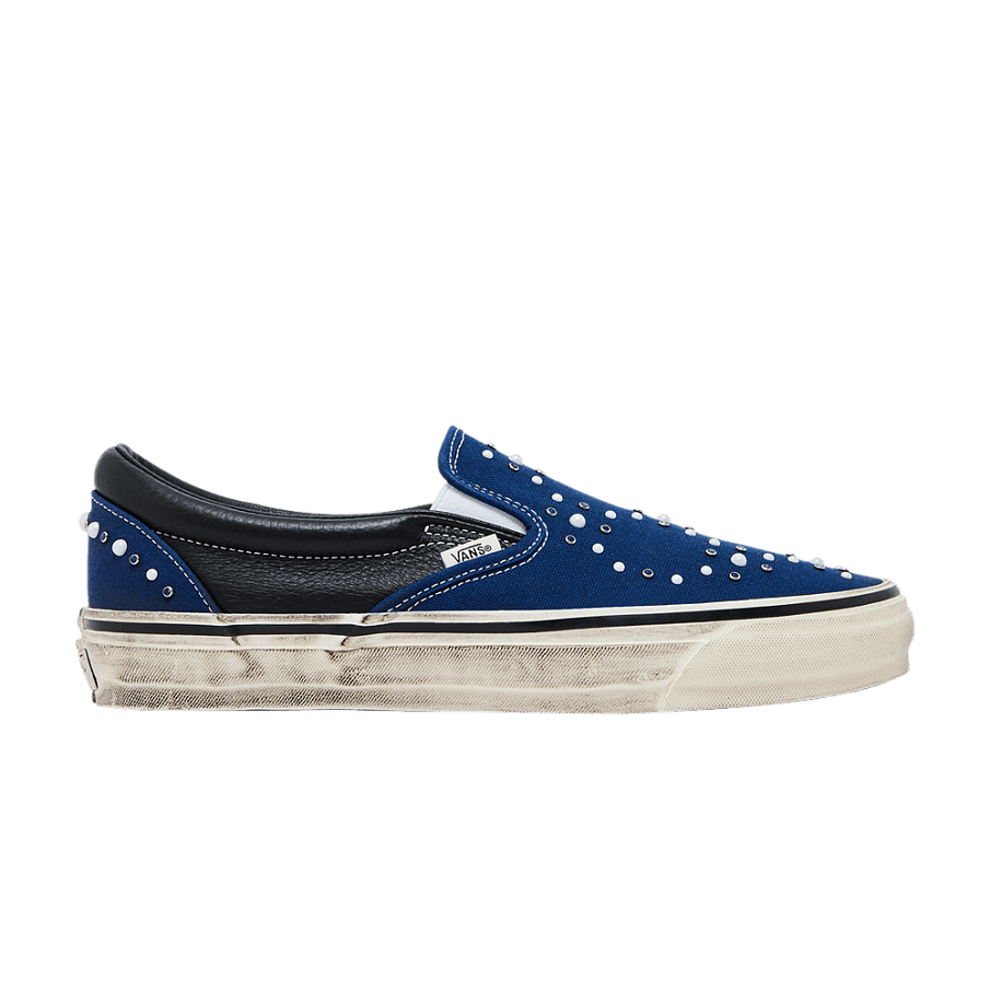 Фото № 1 с приближением к товару «‎Vans Premium Classic Slip-On Pearlized Pack - Indigo Blue»