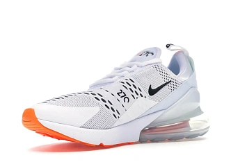 Nike Air Max 270 White Black Total Orange - 2