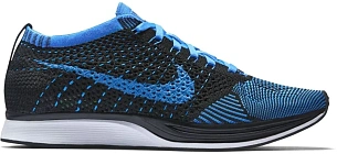 Nike Flyknit Racer Black Photo Blue