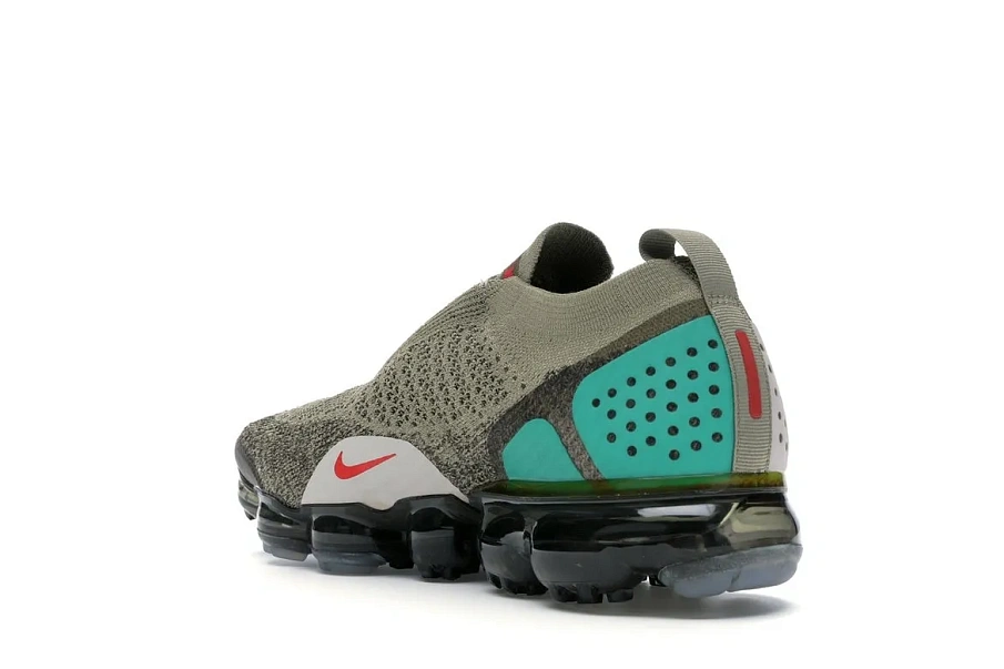 Фото № 6 с приближением к товару «‎Nike Air VaporMax Moc 2 Neutral Olive Habanero Red»