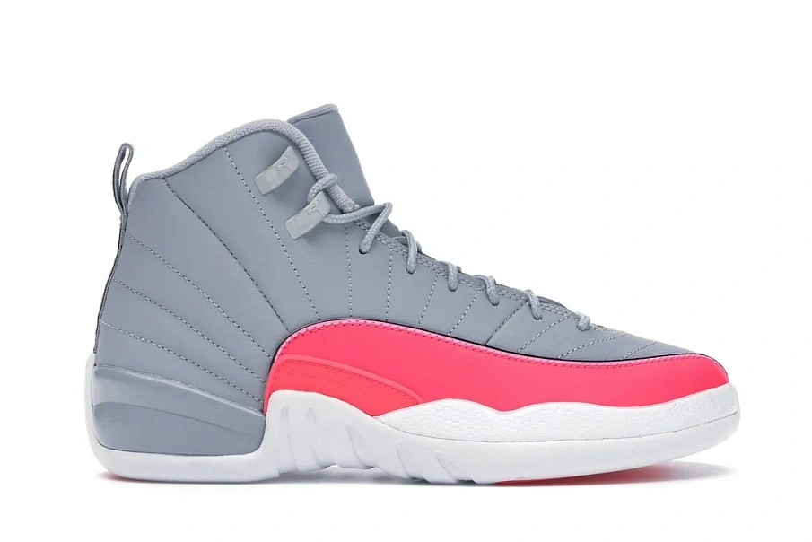 Фото № 1 с приближением к товару «‎Jordan 12 Retro Wolf Grey Racer Pink »