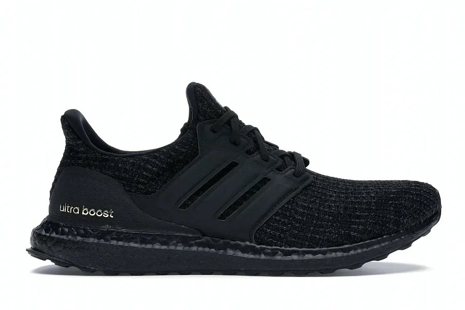 Фото № 1 с приближением к товару «‎adidas Ultra Boost 4.0 Triple Black Gold »