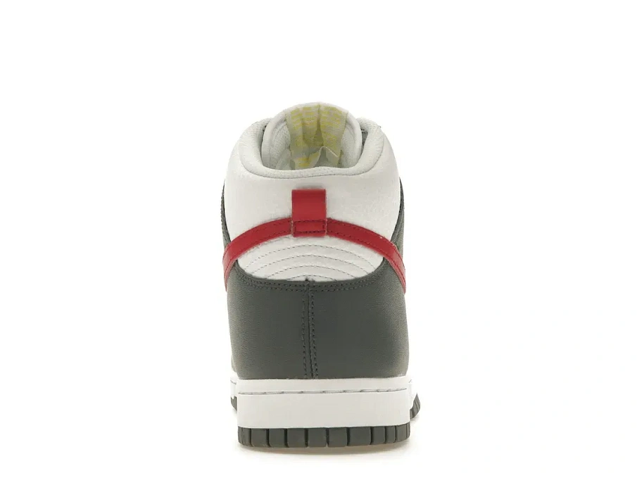 Фото № 4 с приближением к товару «‎Nike Dunk High Embossed Basketball Grey Red»