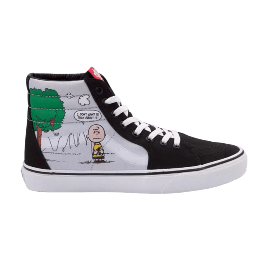 Фото № 1 с приближением к товару «‎Peanuts x Vans Sk8 Hi Charlie Kite»