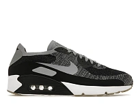 Фото № 1 с приближением к товару «‎Nike Air Max 90 Ultra 2.0 Flyknit Black Wolf Grey»