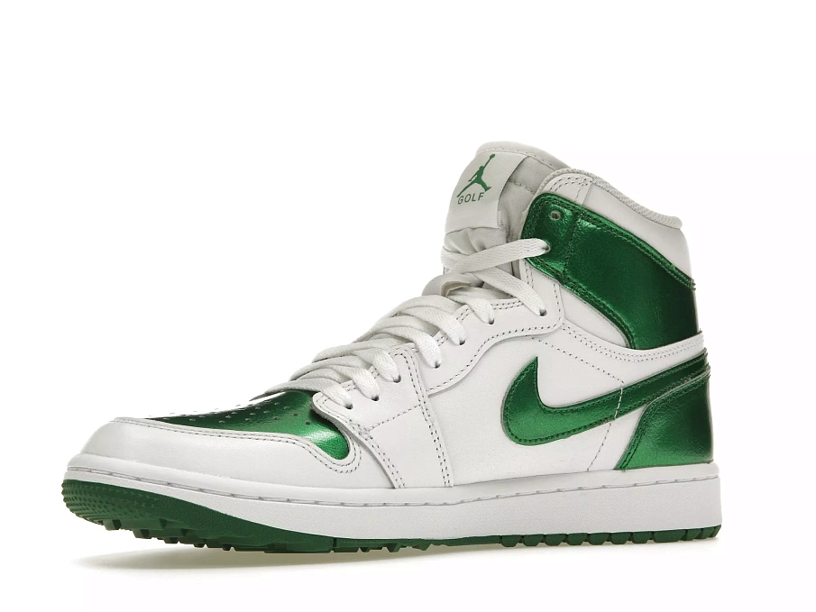 Фото № 3 с приближением к товару «‎Jordan 1 Retro High Golf Metallic Green»