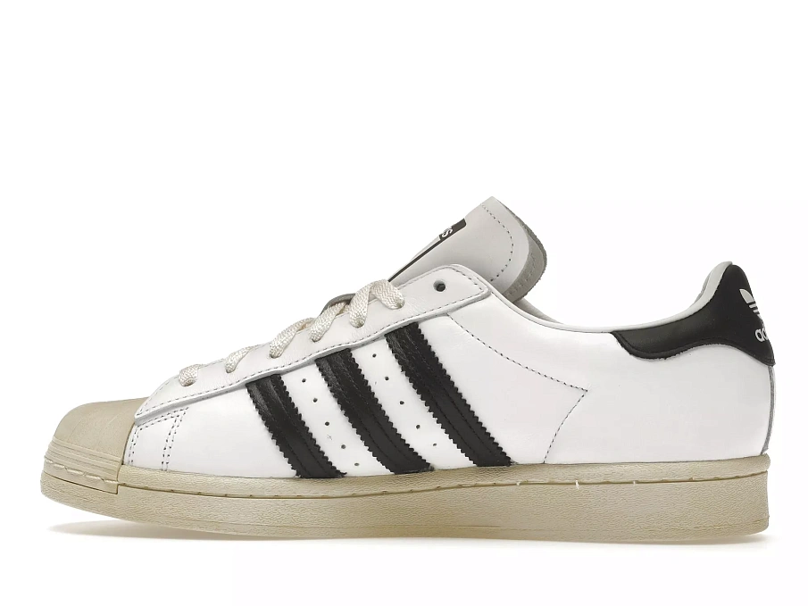 Фото № 3 с приближением к товару «‎adidas Superstar White Black Aged Sole»