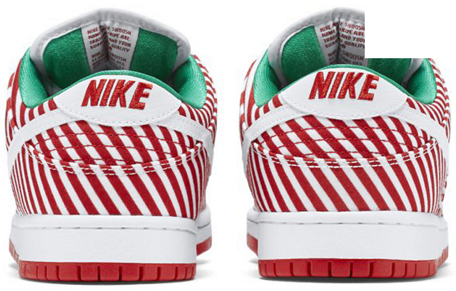 Фото № 4 с приближением к товару «‎Nike SB Dunk Low 'Candy Cane'»