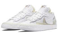Фото № 3 с приближением к товару «‎sacai x Nike Blazer low Skate shoes White Patent Leather»