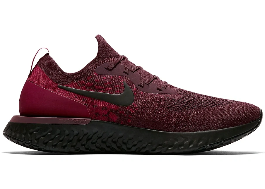 Фото № 1 с приближением к товару «‎Nike Epic React Flyknit Deep Burgundy»