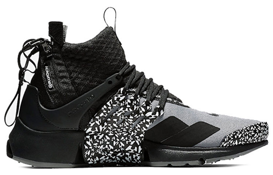 Фото № 2 с приближением к товару «‎Acronym X Nike Air Presto Mid Sports Casual Shoes Cool Grey»
