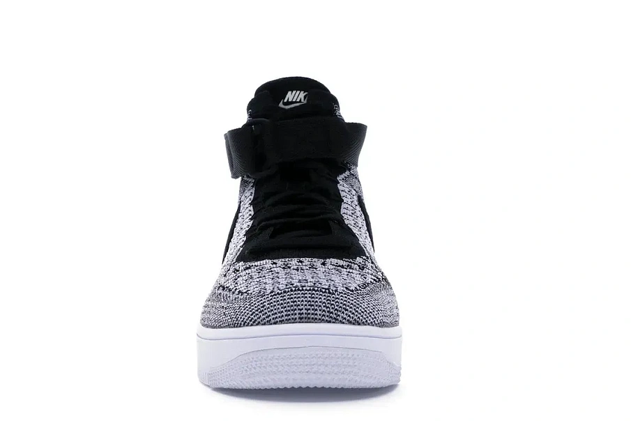 Фото № 2 с приближением к товару «‎Nike Af1 Ultra Flyknit Mid Black/Black-White»