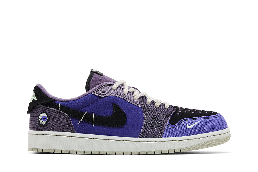 Фото № 2 с приближением к товару «‎Zion Williamson x Air Jordan 1 Retro Low OG Voodoo Alternate»