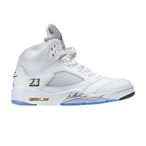 Фото № 1 с приближением к товару «‎Air Jordan 5 Retro White Metallic 2026»
