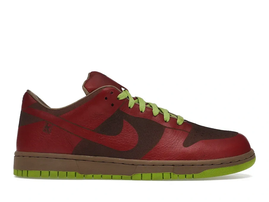 Фото № 1 с приближением к товару «‎Nike Dunk Low 1-Piece Laser Varsity Red Chartreuse»
