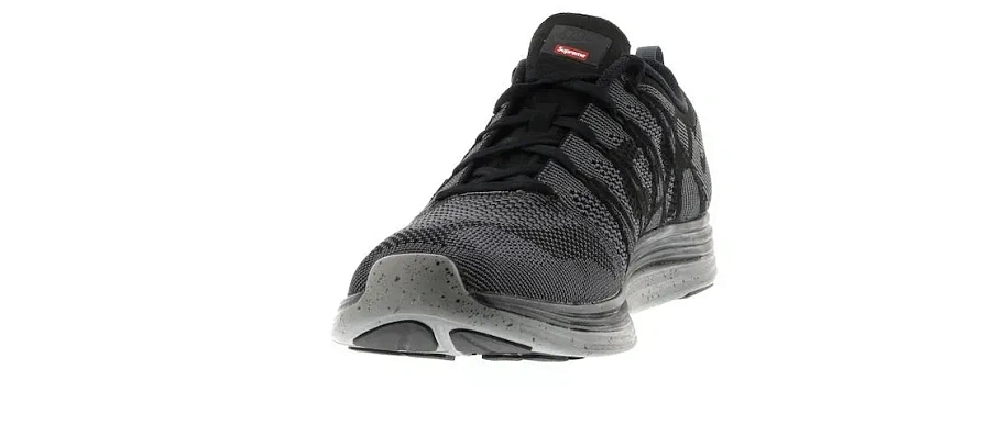Фото № 2 с приближением к товару «‎Nike Flyknit Lunar1+ Supreme Black»
