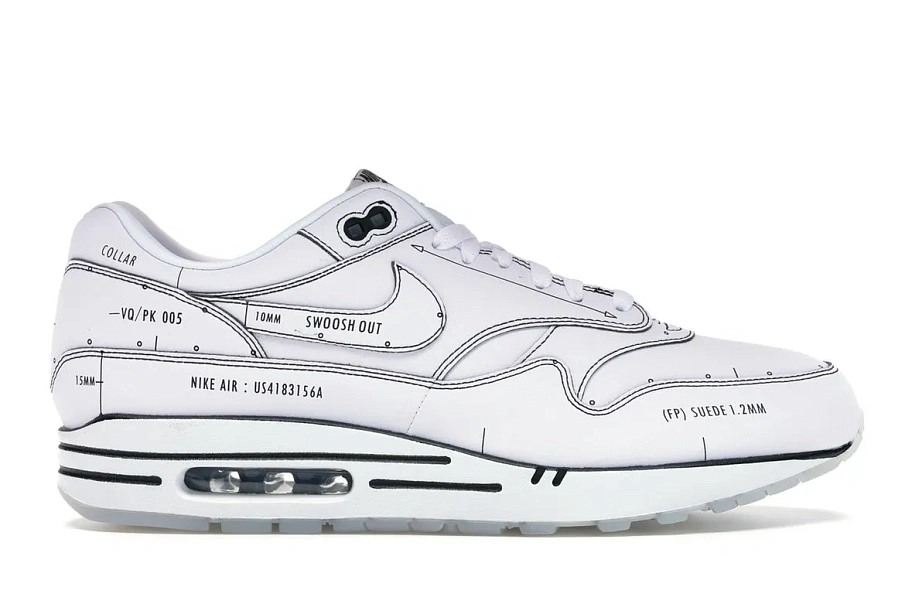 Фото № 1 с приближением к товару «‎Nike Air Max 1 Tinker Schematic»