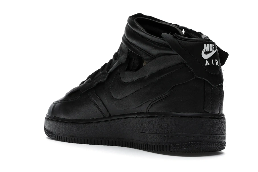 Фото № 6 с приближением к товару «‎Nike Air Force 1 Mid Comme des Garcons Black»
