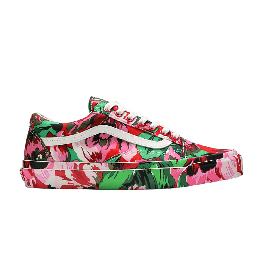 Фото № 1 с приближением к товару «‎Kenzo x Vans OG Old Skool LX Floral Red»