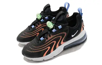Nike Wmns Air Max 270 React ENG Running Shoes BlackPink - 2