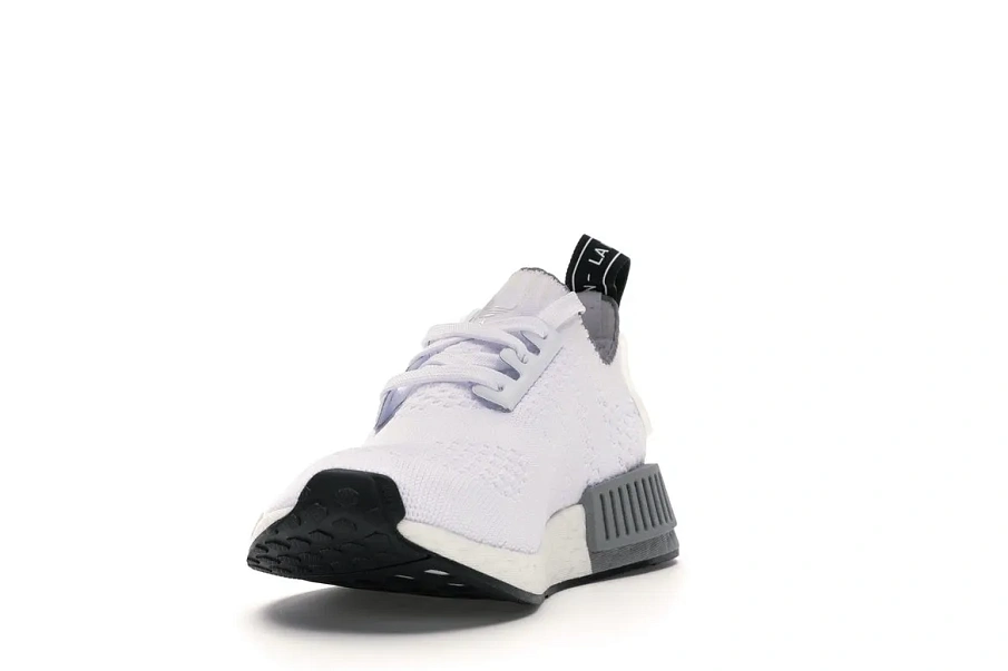 Фото № 3 с приближением к товару «‎adidas NMD R1 Running White Grey Three»