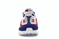 Фото № 2 с приближением к товару «‎Nike Air Max 95 White Deep Royal Blue Gym Red»