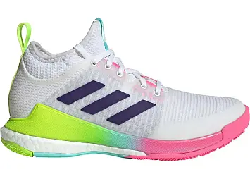 adidas Crazyflight Mid White Purple Aqua 