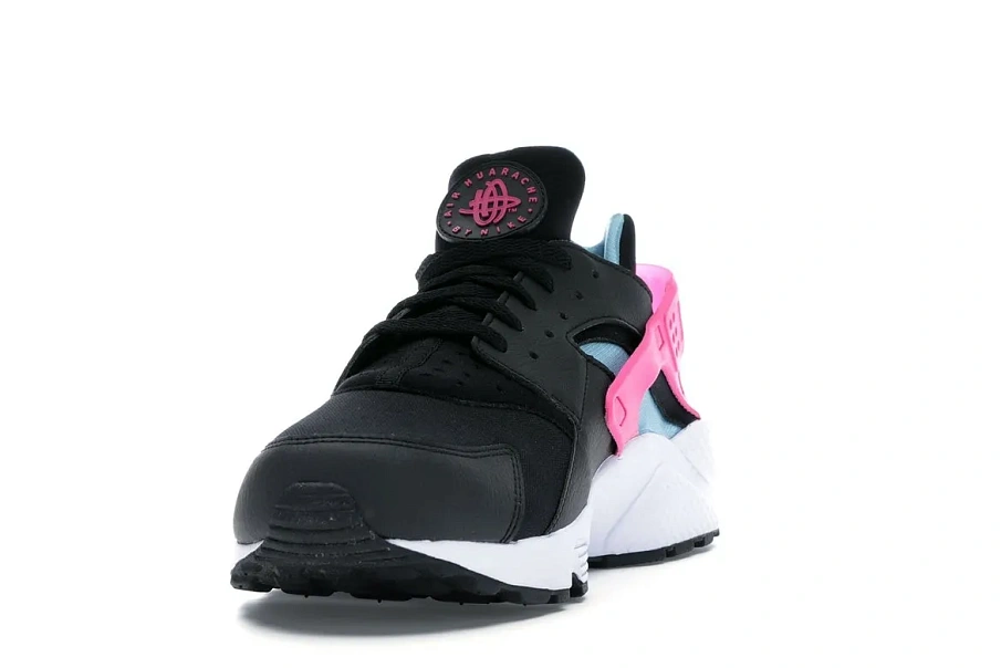 Фото № 3 с приближением к товару «‎Nike Air Huarache Run Black Laser Fuchsia Blue Gale»
