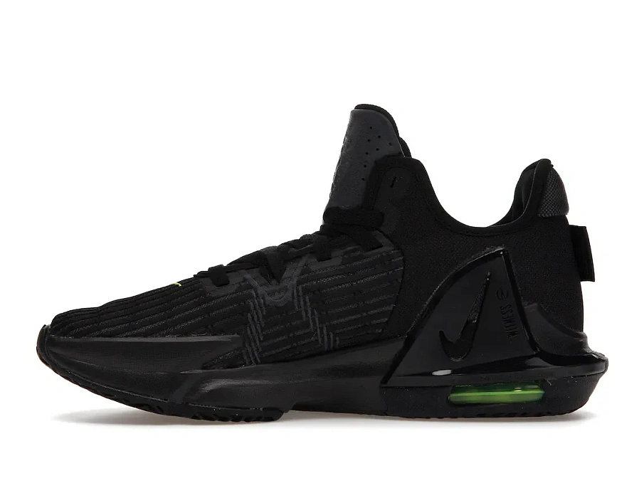 Фото № 3 с приближением к товару «‎Nike LeBron Witness 6 Black Fluorescent Yellow»