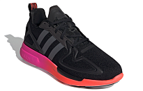 Фото № 3 с приближением к товару «‎adidas originals ZX 2K Flux BlackPinkRed»