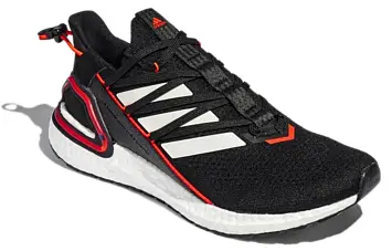 adidas Ultraboost 20 Lab Running Shoes BlackWhiteRed - 4