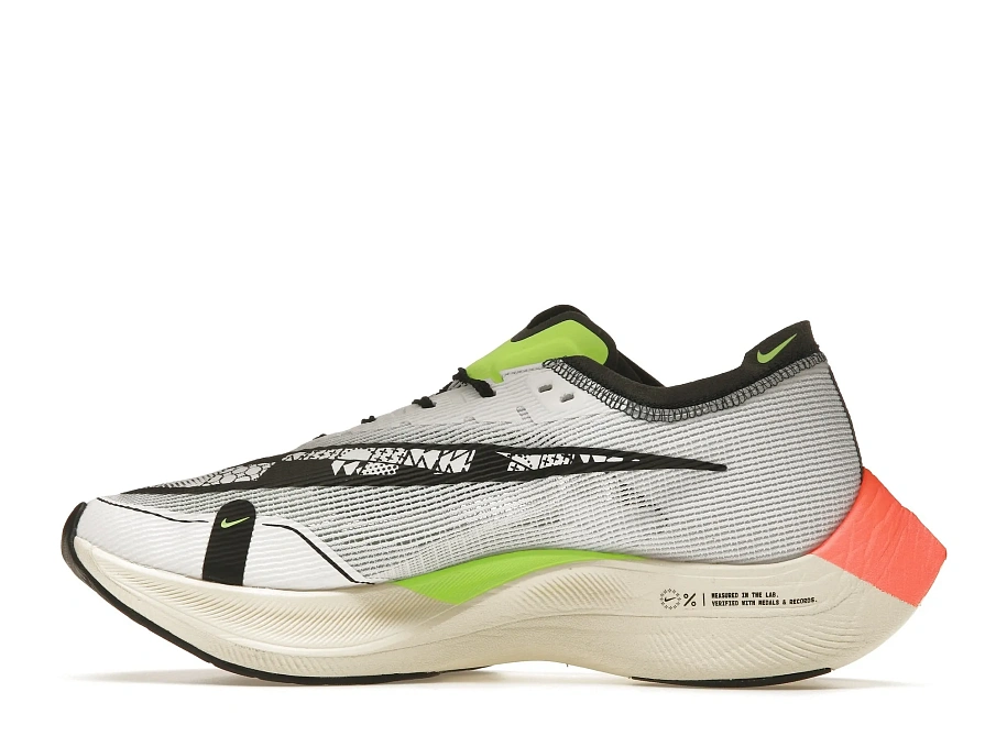 Фото № 5 с приближением к товару «‎Nike ZoomX Vaporfly Next% 2 Coconut Milk Ghost Green Bright Crimson»