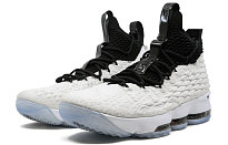 Фото № 3 с приближением к товару «‎Nike Lebron 15 Graffiti Basketball Shoes WhiteBlack-Black-University Red»