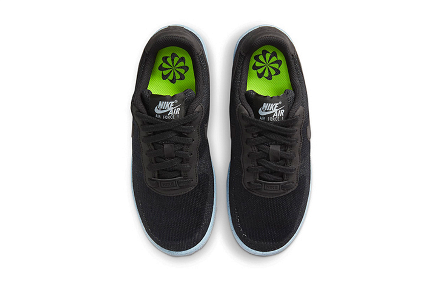 Фото № 4 с приближением к товару «‎Nike Air Force 1 Crater Flyknit GS 'Black Chambray Blue'»