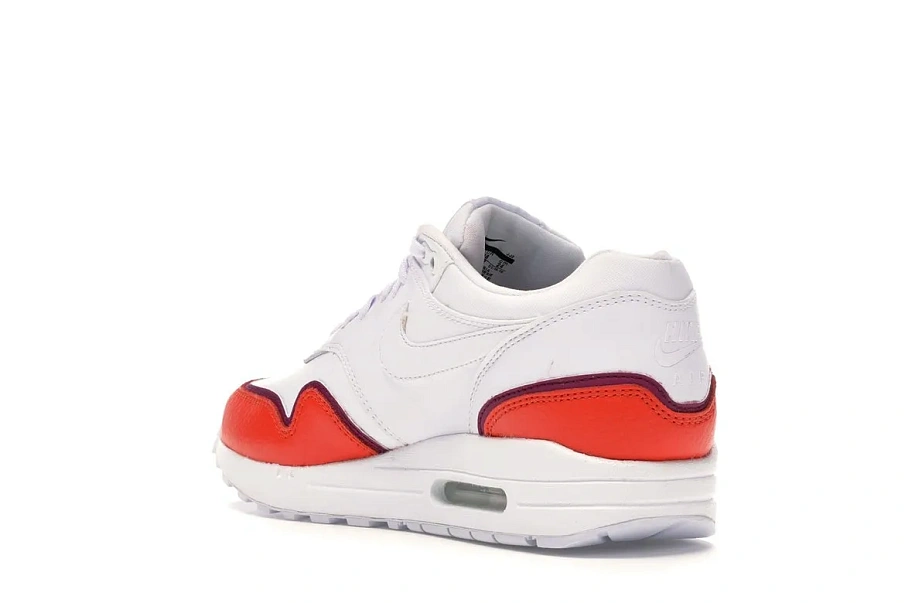 Фото № 6 с приближением к товару «‎Nike Air Max 1 Liner White Red »