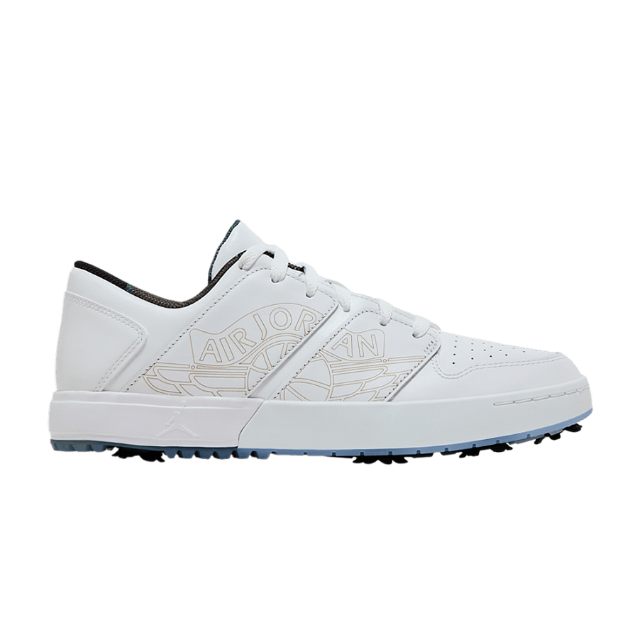Фото № 1 с приближением к товару «‎Air Jordan Nu Retro 1 Low Golf Triple White»