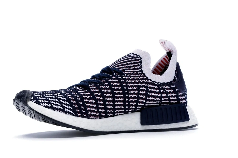 Фото № 3 с приближением к товару «‎adidas NMD R1 STLT Navy White Red»