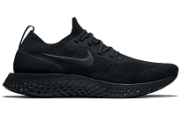 Фото № 2 с приближением к товару «‎Nike Epic React Flyknit Triple Black»