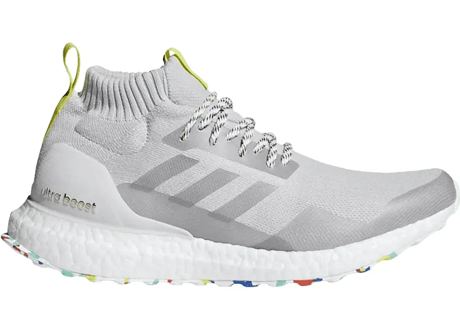 Фото № 1 с приближением к товару «‎adidas Ultraboost Mid Multi-Color White»