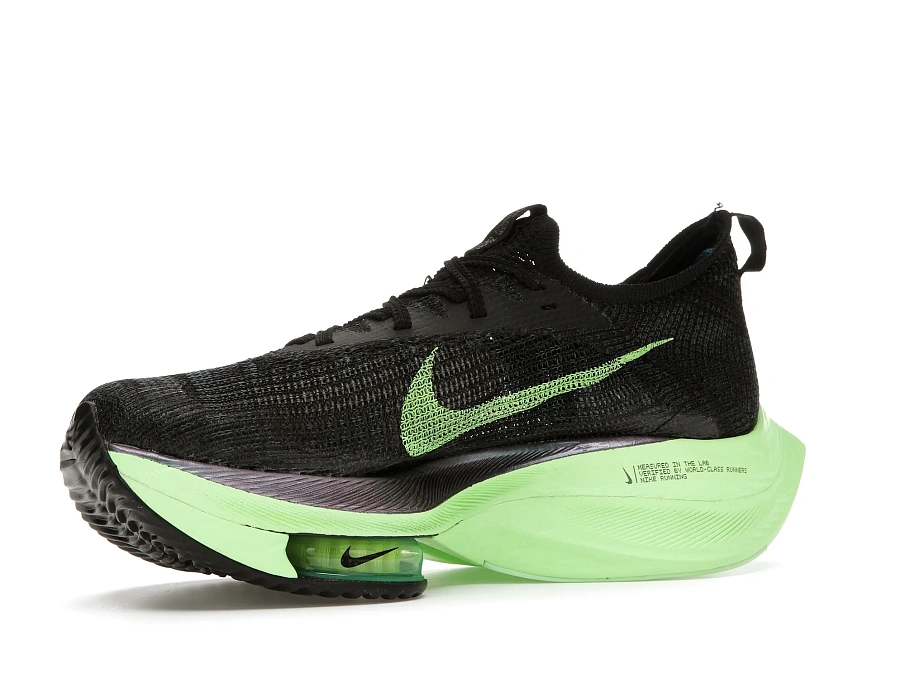Фото № 3 с приближением к товару «‎Nike Air Zoom Alphafly Next% Black Electric Green »