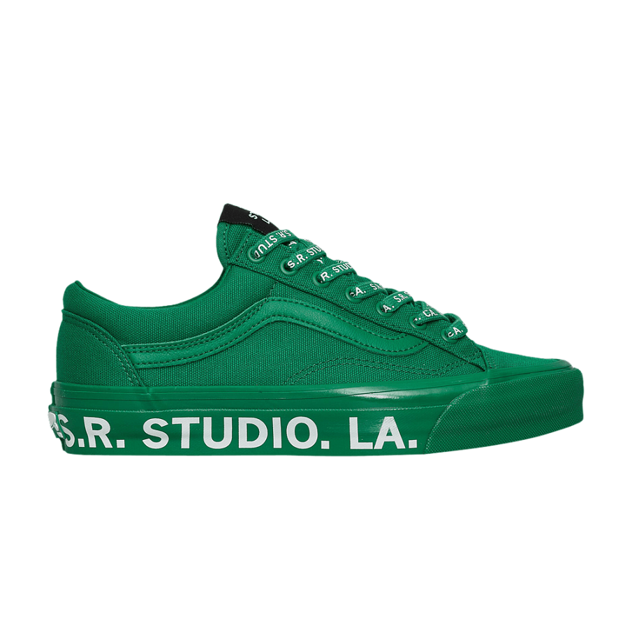 Фото № 1 с приближением к товару «‎S.R. STUDIO. LA. CA. x Vans Old Skool Reissue 36 Vibram Green»